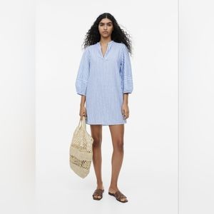 H&M Linen blend tunic dress